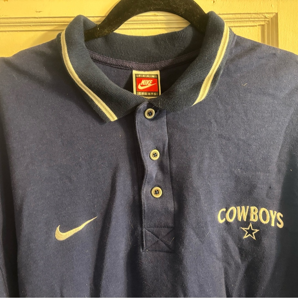 Dallas Cowboys Vintage Nike Polo - Large